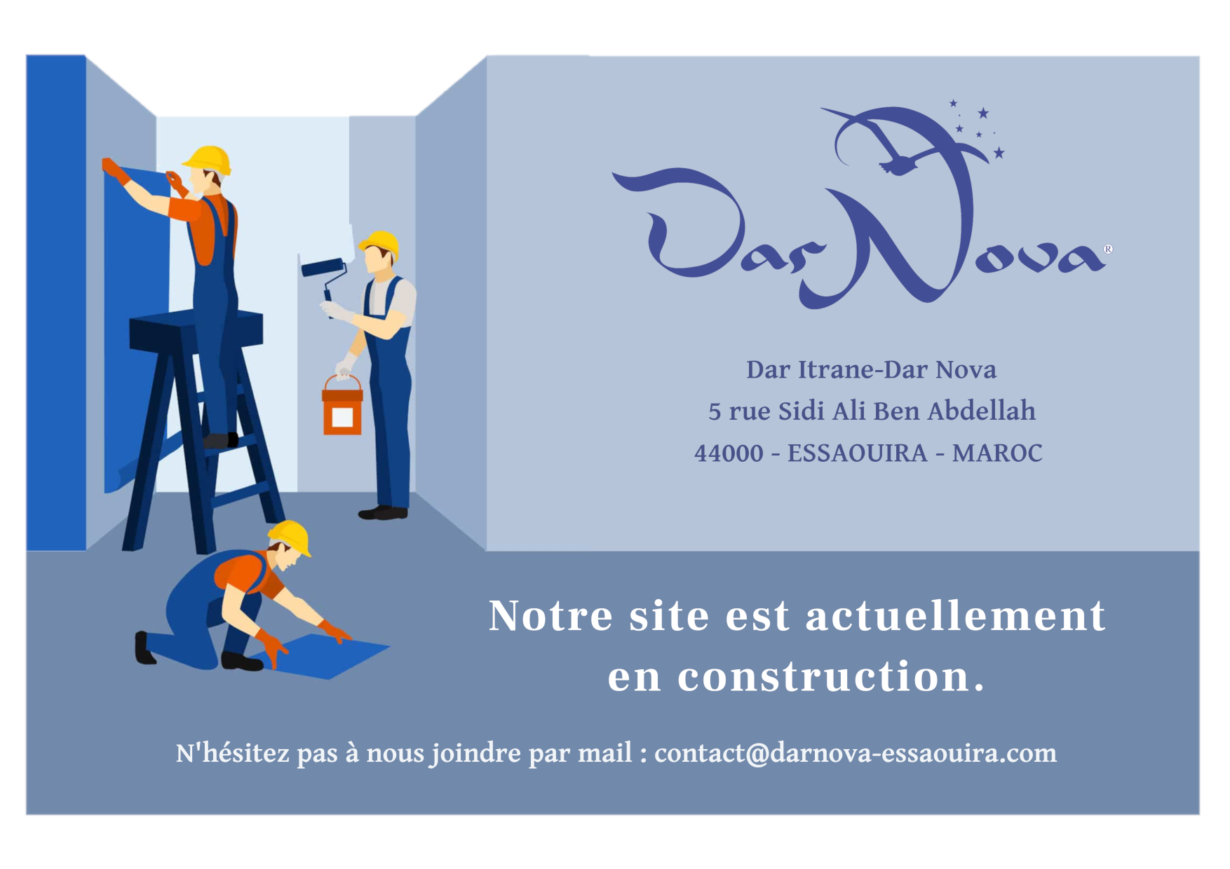 site en construction